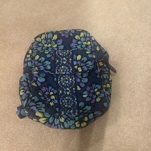 mini blue floral vera bradley backpack